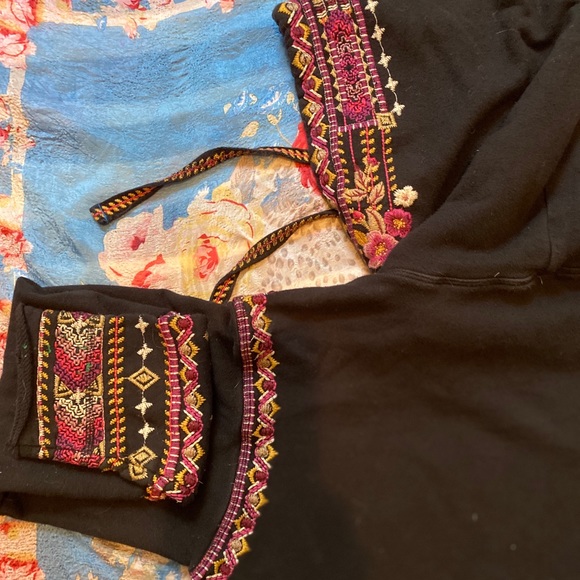 Johnny Was Embroidered Sweatshirt - Picture 2 of 5